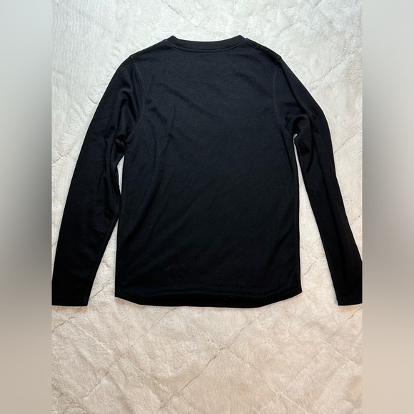 Omniwool men’s size small black long sleeve shirt layering layer s - Picture 6 of 6